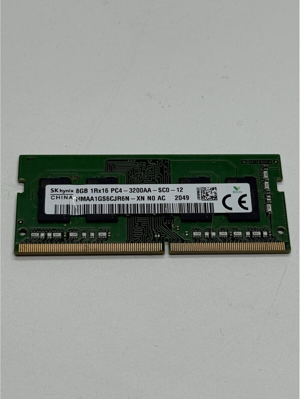 SK Hynix 8GB DDR4 3200MHz PC4-3200AA SODIMM Laptop RAM HMAA1GS6CJR6N-XN